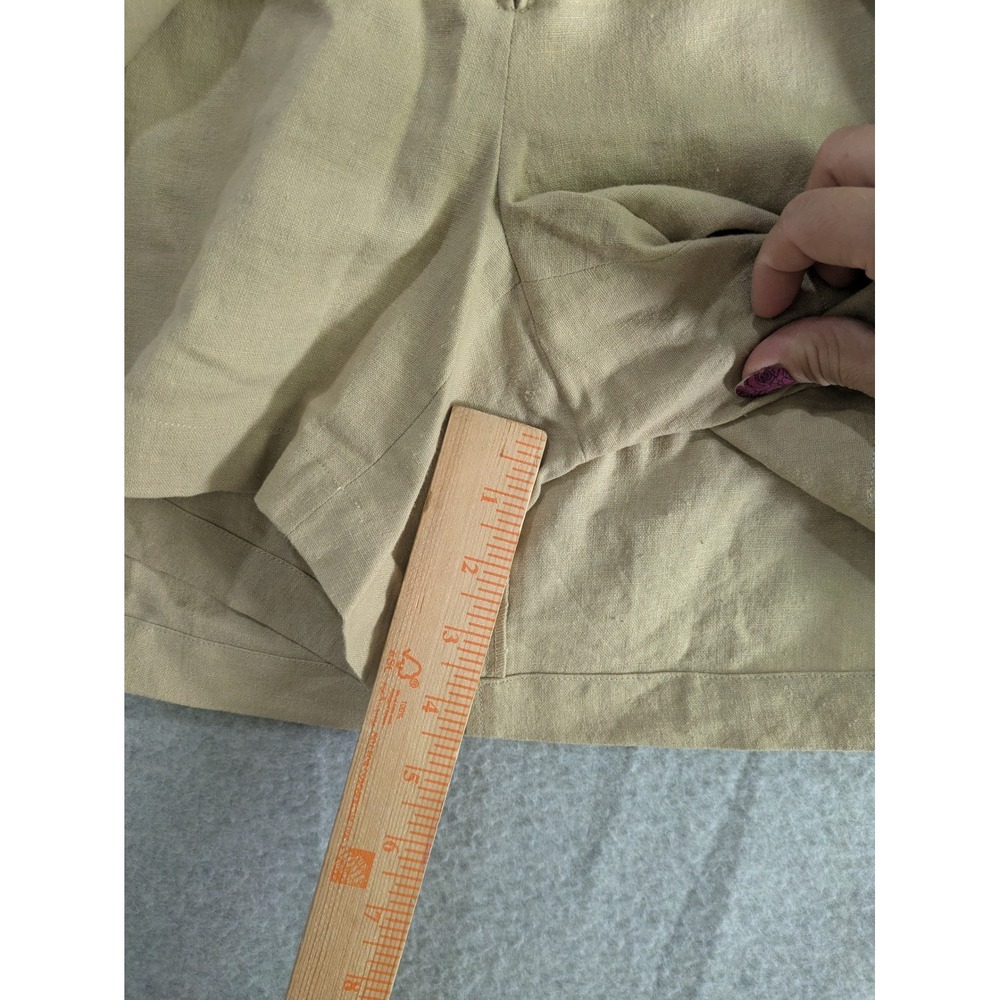 Reba Linen Skort Women's Size 4 Cream Y2K 2000s‎ Vintage Casual Preppy Summer - Picture 8 of 16